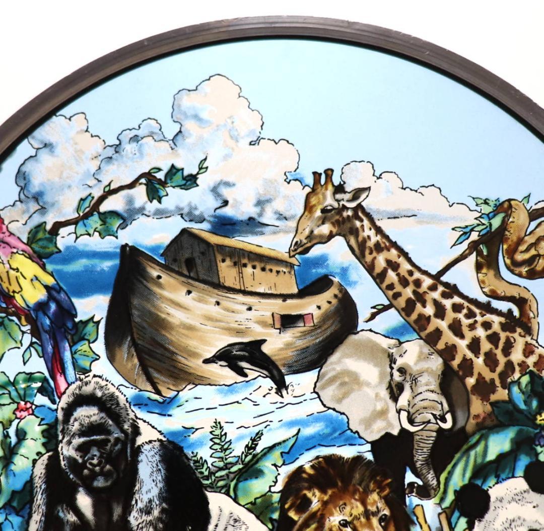 旧約聖書創世記 ノアの方舟物語 ヴィンテージ ステンドグラス ステファン・ミサル