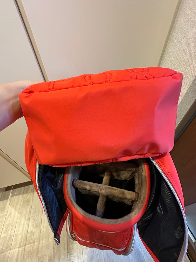 LANVIN SPORT キャディバッグ レッド セット