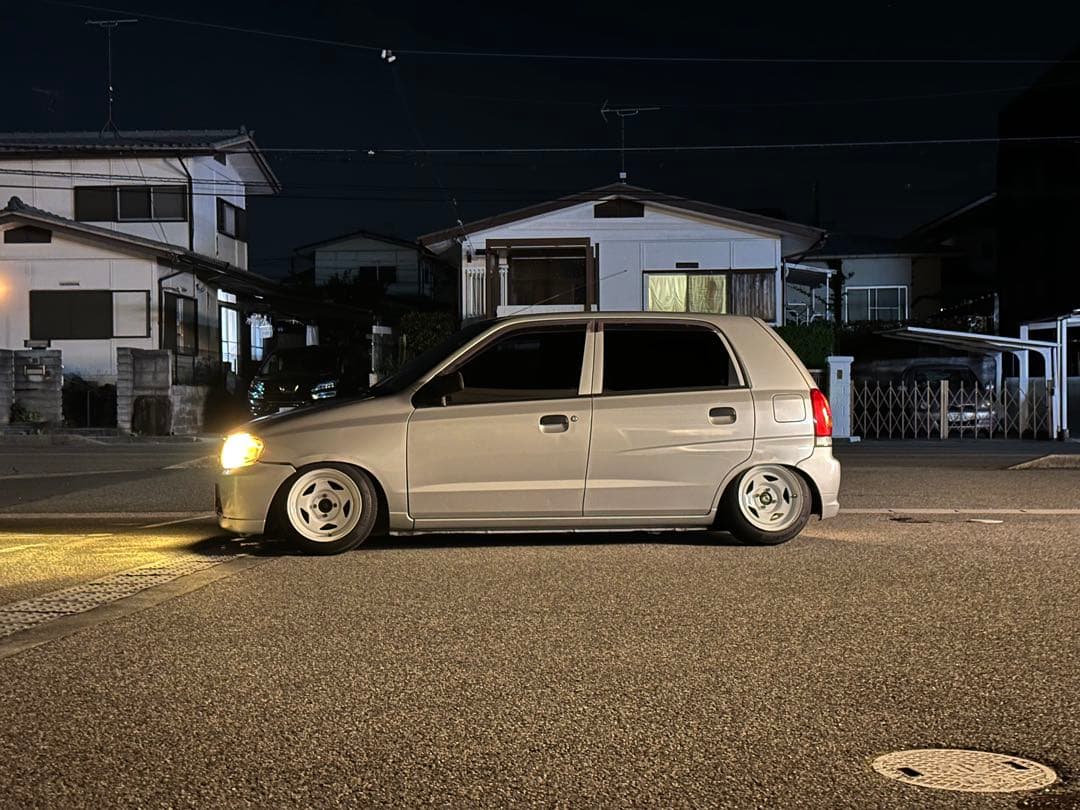 レオン低王　ha23アルト　車高調