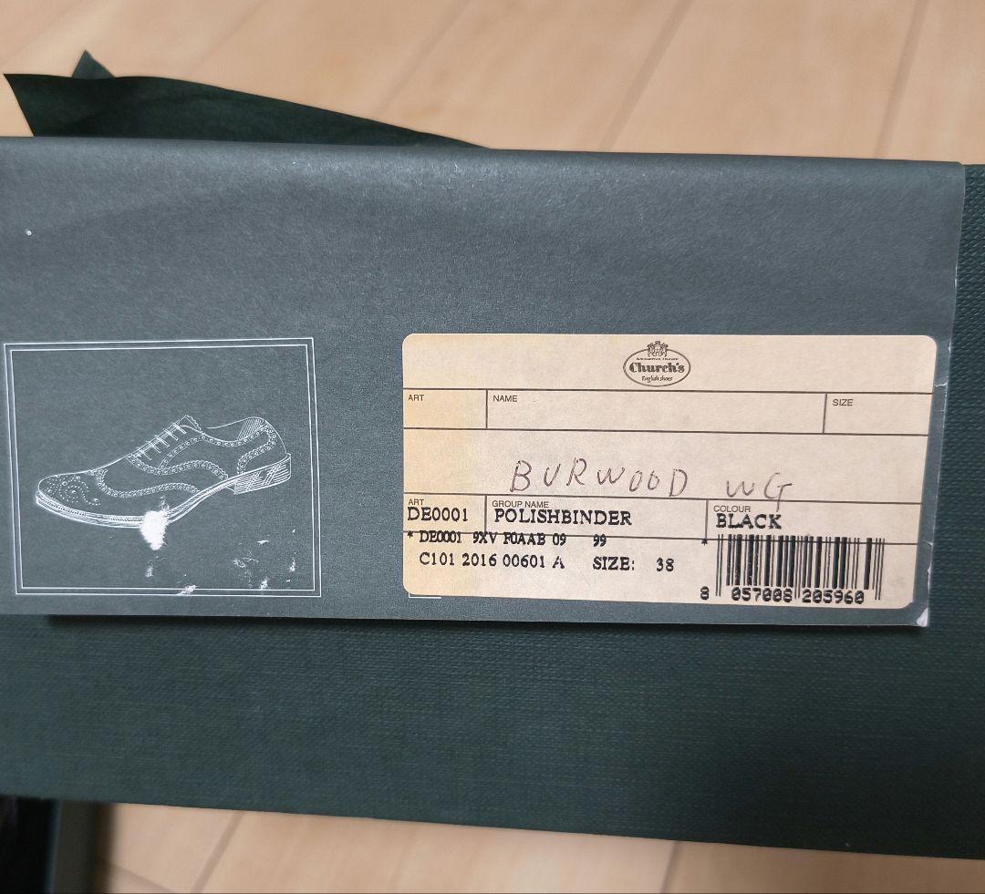 [再値下げ]church's　BURWOOD 　チャーチ　バーウッド