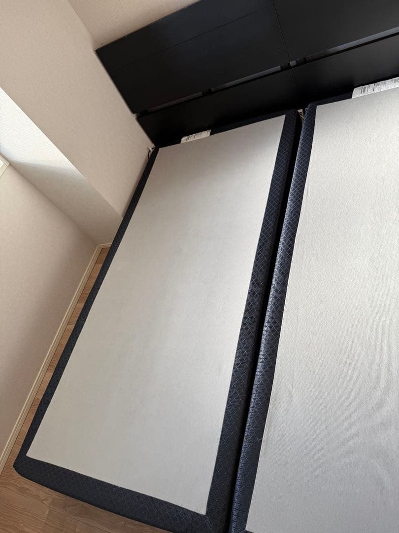 ★引き取り専用★REGALIA シングル　ベッドフレーム セット　黒 大塚家具