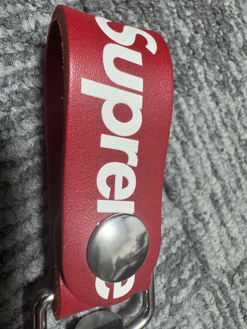 小物 Supreme 21SS Leather Key Loop