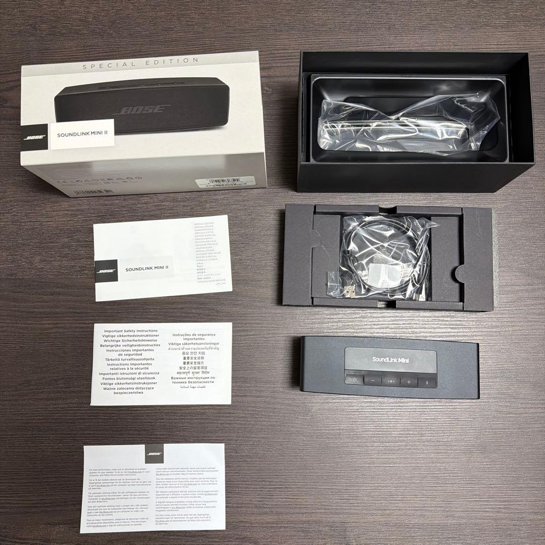 【美品】BOSE SoundLink Mini II ワイヤレススピーカー
