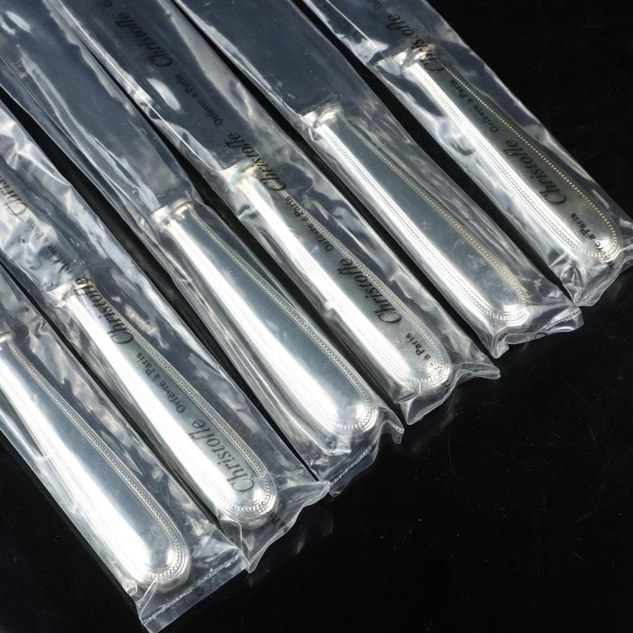 Y2798-1 クリストフル パール テーブルナイフ 6本セット