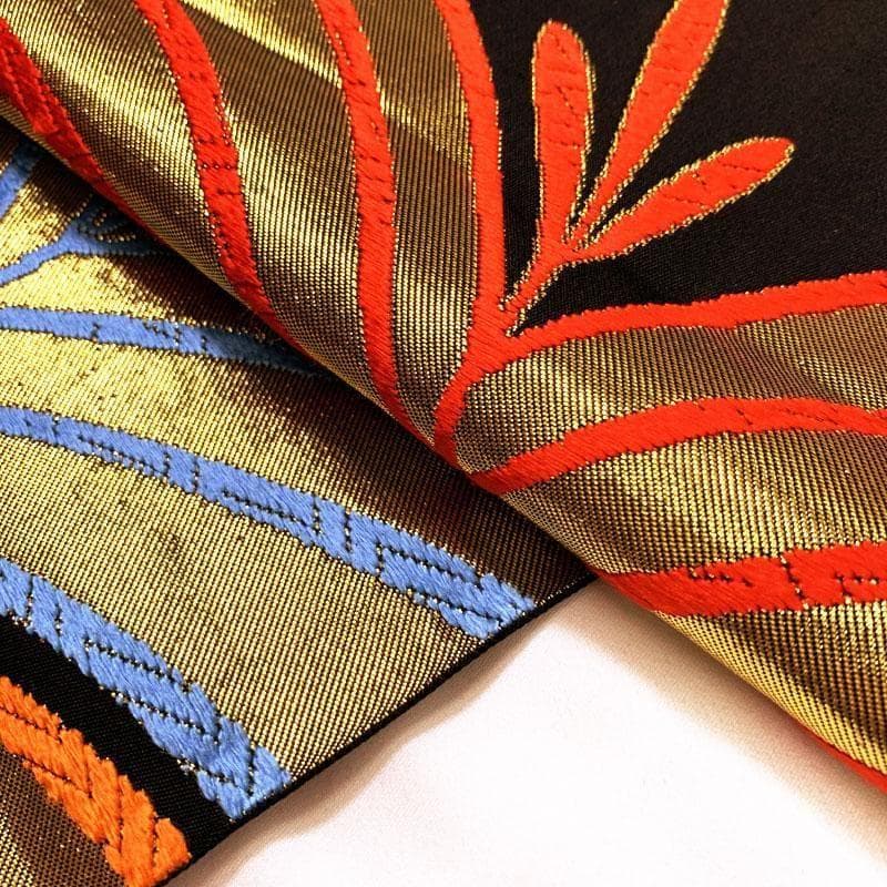 0ag57◆逸品！川島織物 祝着 松文 七五三 七歳 ハーフ成人式 全通袋帯