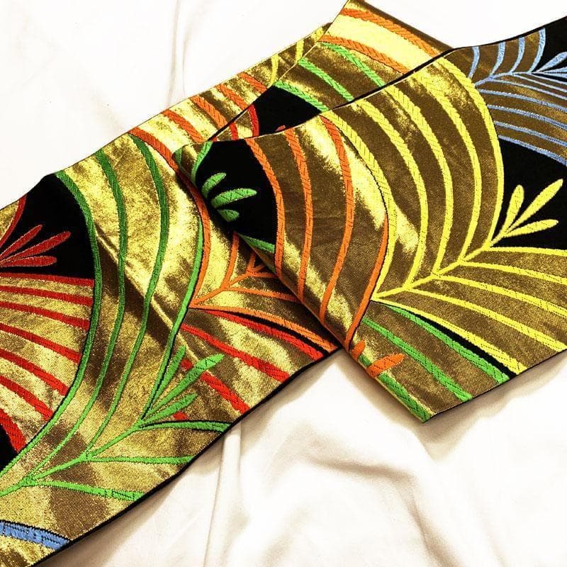 0ag57◆逸品！川島織物 祝着 松文 七五三 七歳 ハーフ成人式 全通袋帯