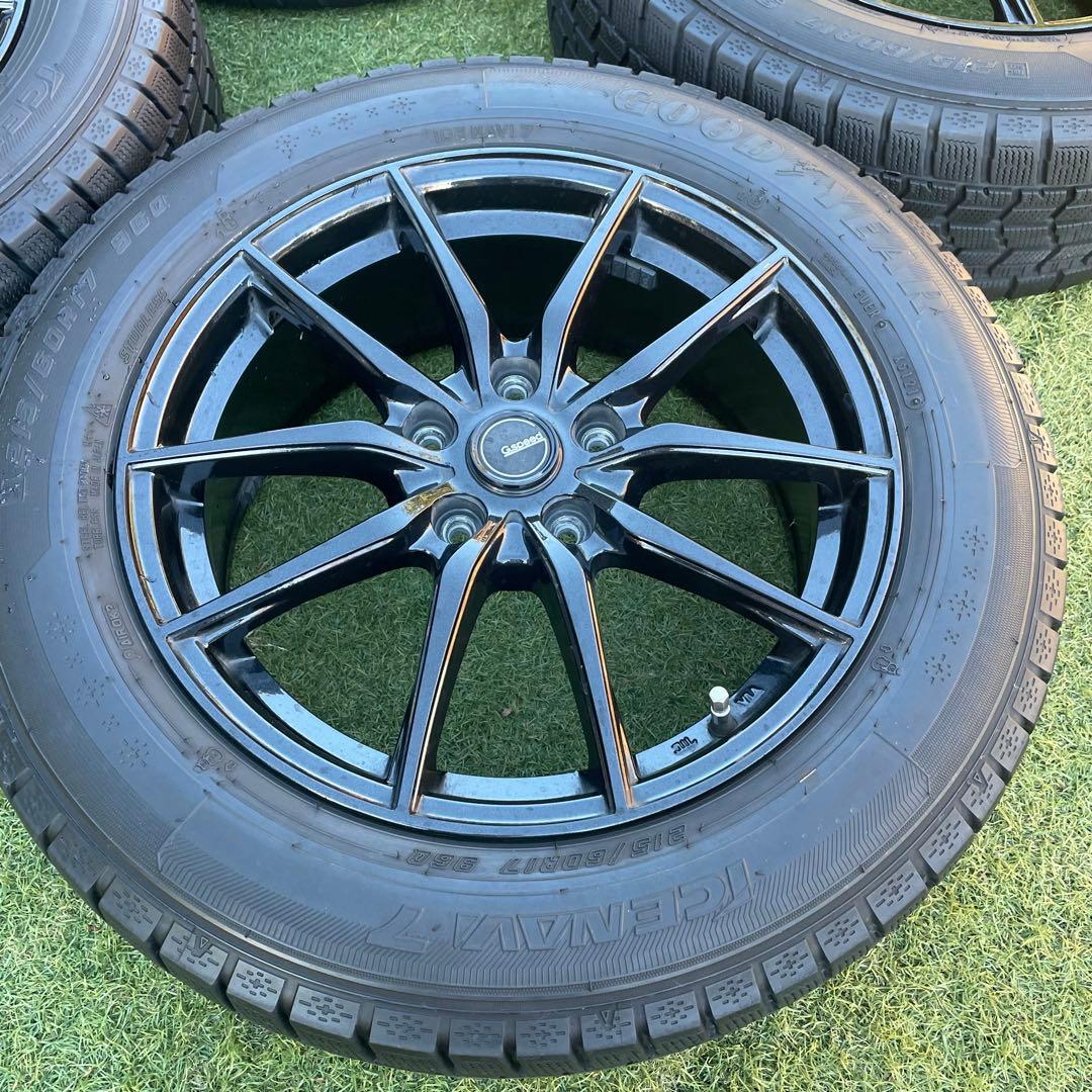 ①215/60R17 スタッドレスタイホイールセット グッドイヤー (1/4)