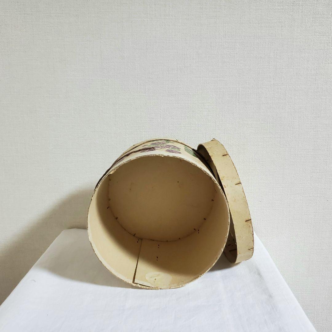 お花　フランスアンティーク　菫ボックス