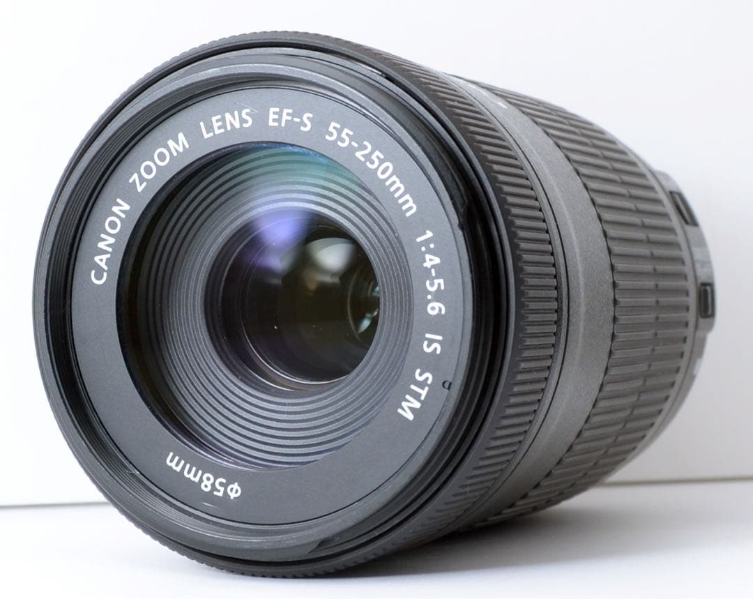 専用★高速AF★Canon EF-S 55-250mm IS STM★フード付き