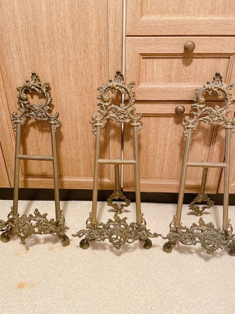 【年末値下げ中！】アンティーク　鉄製　イーゼル