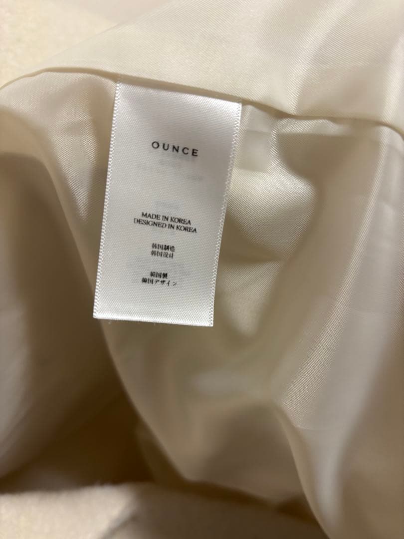 【leday】Ounce lily alpaca jacket ivory