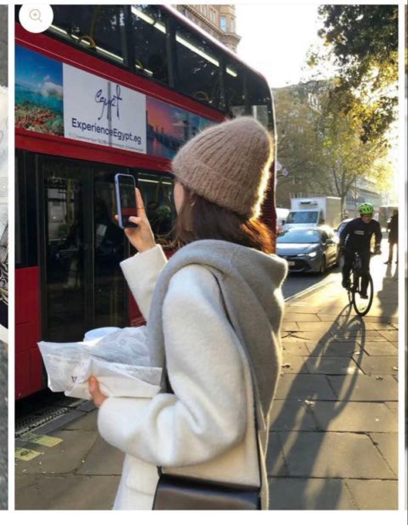 【leday】Ounce lily alpaca jacket ivory