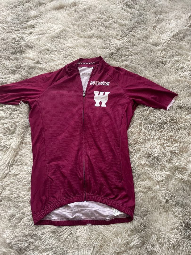 早稲田大学　自転車競技ユニフォーム