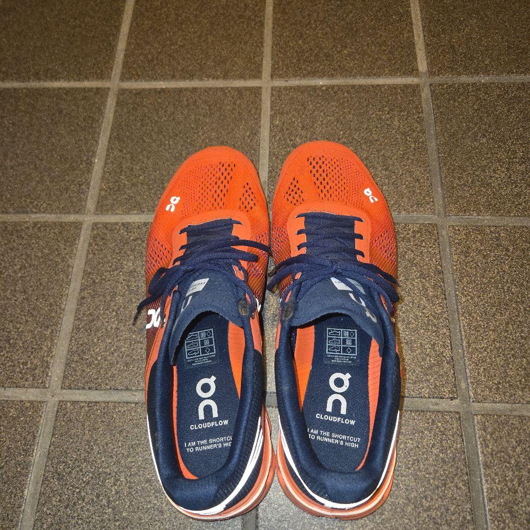 On Cloudmonster ホワイト スニーカー26.5+Cloudflow