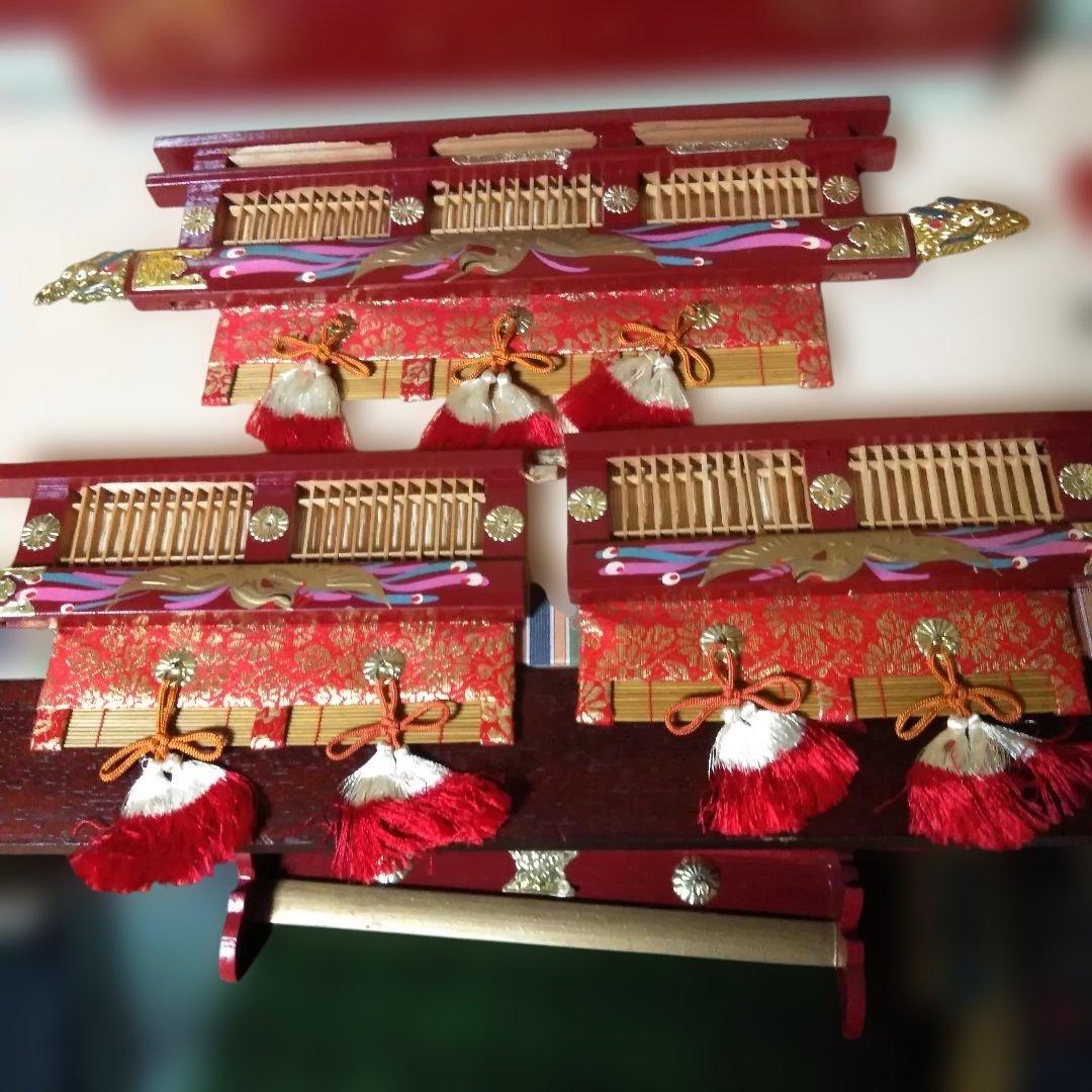 雛飾り　雛御殿　雛人形飾り