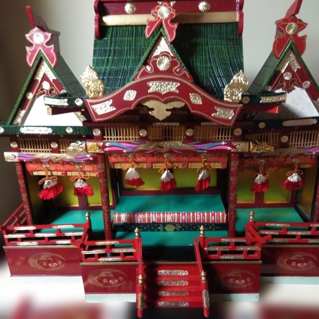 雛飾り　雛御殿　雛人形飾り