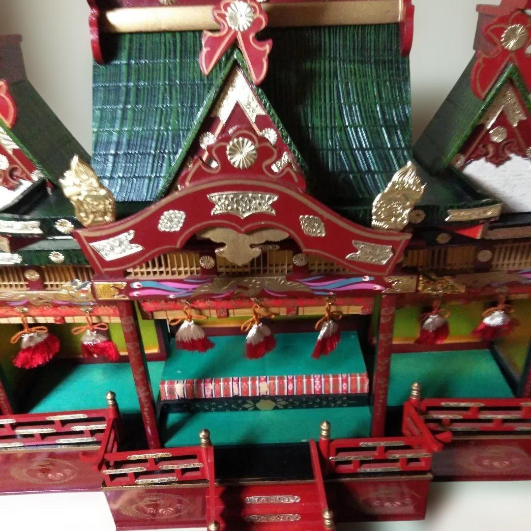 雛飾り　雛御殿　雛人形飾り