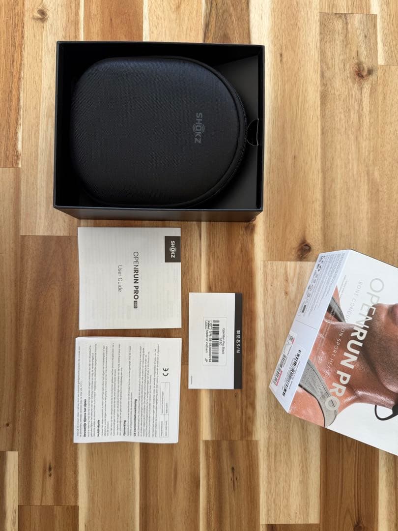 SHOKZ 「OpenRun Pro S810」ブラック骨伝導イヤホン