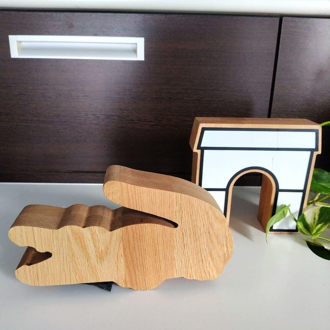 ②レア！LACOSTE 非売品 販促 店舗 木製オブジェ ワニとブリッジセット