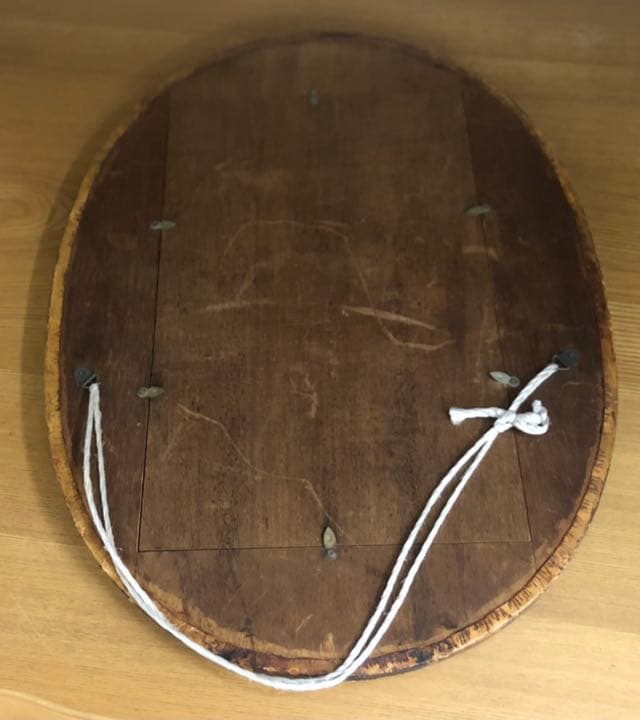 ⬛️ 稀少品！骨董品！珍品！年代物！貴重品！ 高級品⬛️ 花柄　壁掛け鏡　ミラー！⬛️