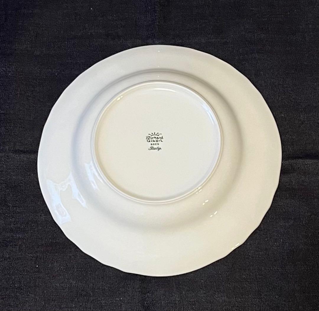 リチャードジノリ　ベッキオホワイト　スープ・パスタプレート　23.5 4枚セット