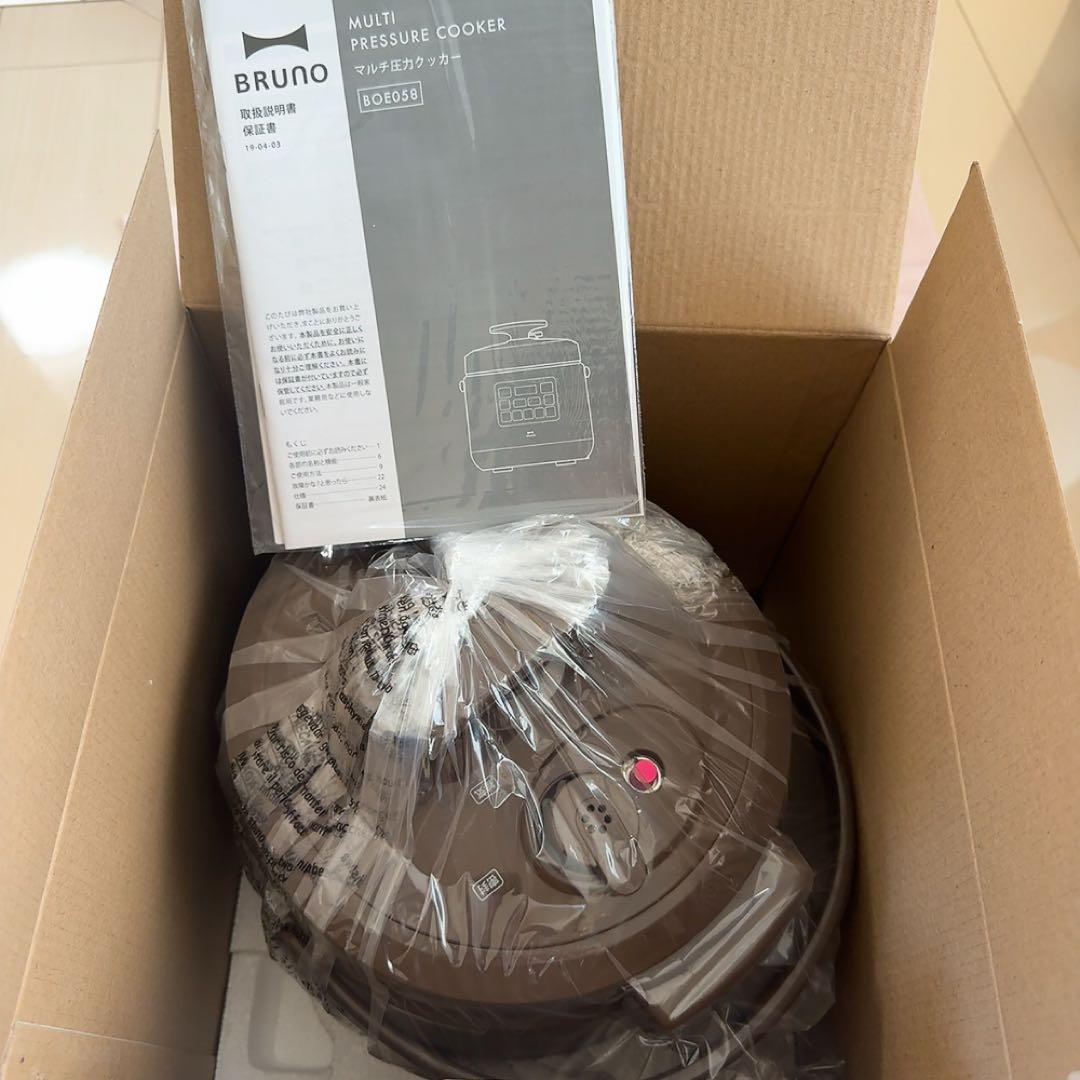 BRUNO 電気圧力鍋 ほったらかし調理 マルチ圧力クッカー ブラウン