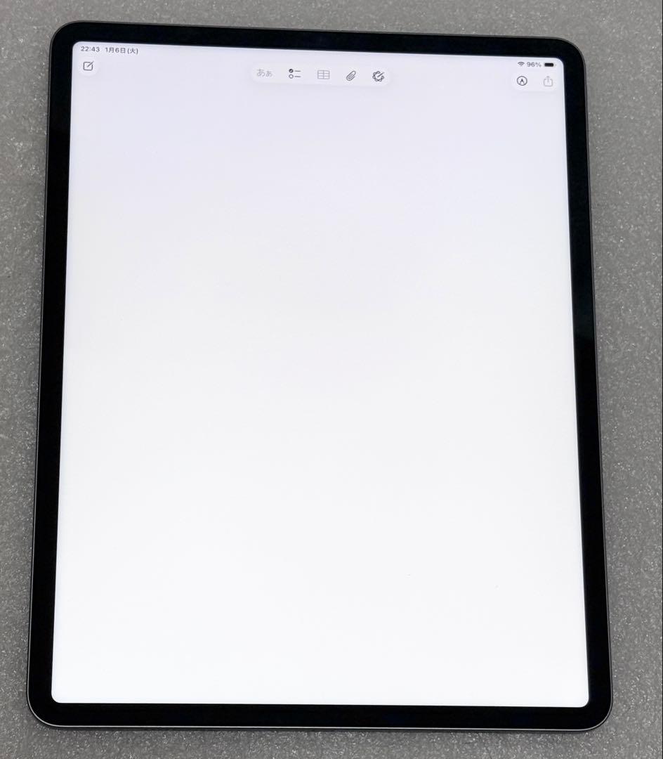 未使用に近い　24年8月購入　iPad Pro 12.9 第6世代 256GB