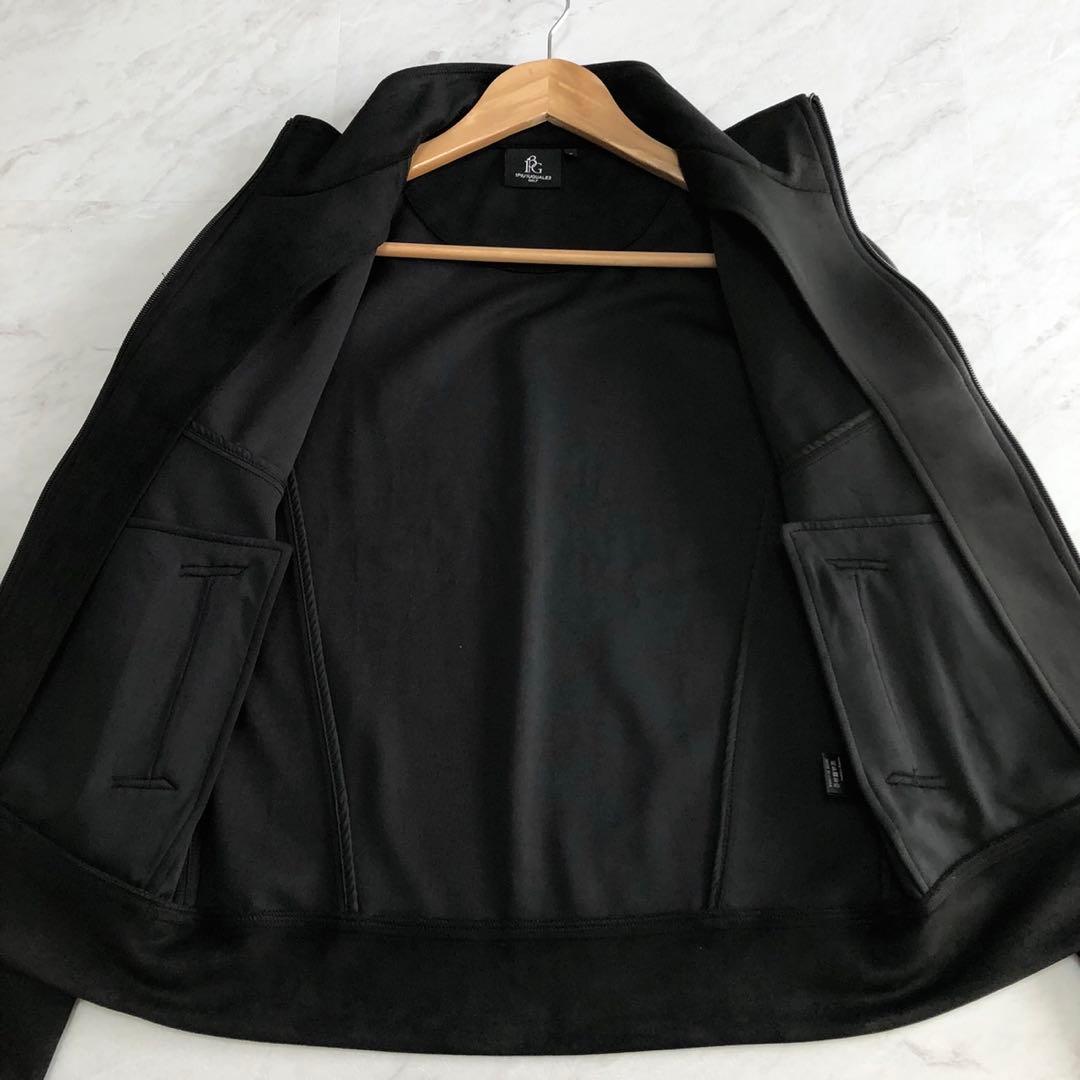 【極美品 超希少】1piu1uguale3 ルシアン ヌバック ジャケット 黒
