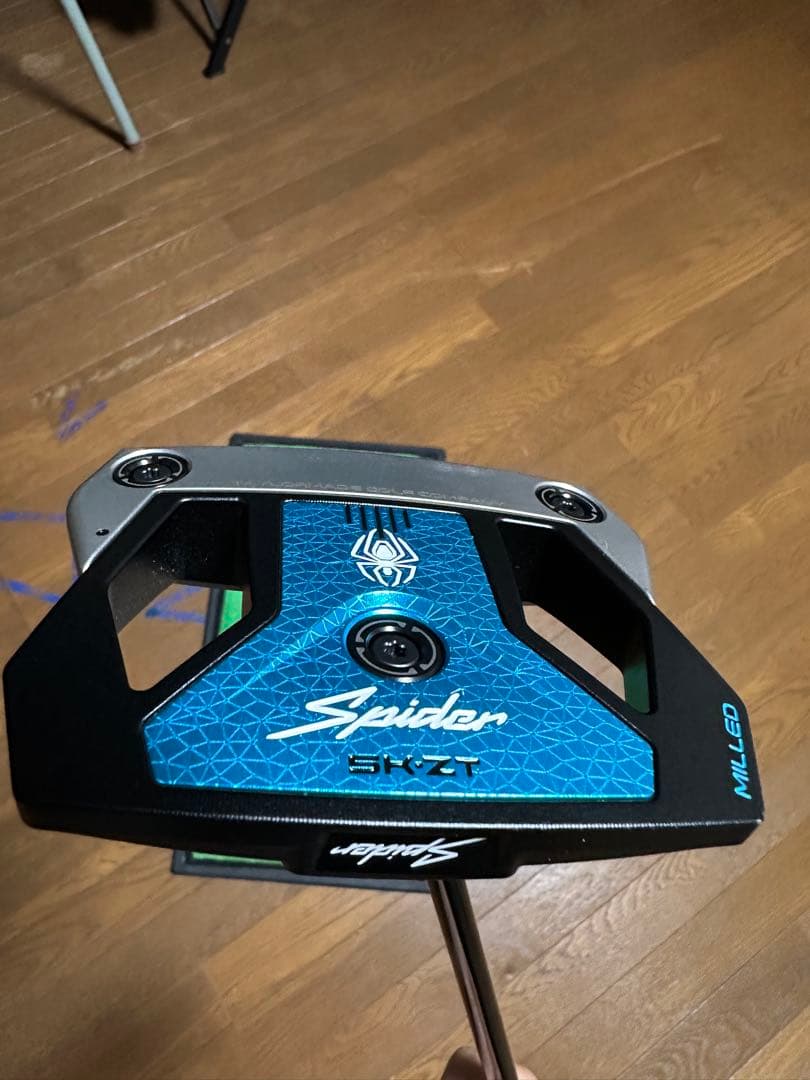 Spider パター ZT ゼロトルク 青/黒 ヘッドカバー付き
