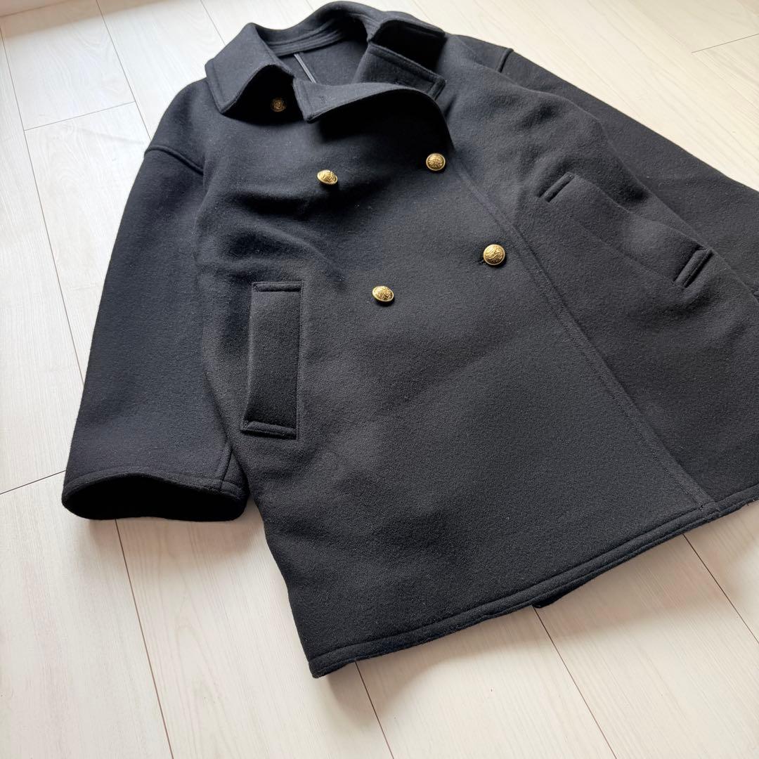 美品✨フレームワーク　Super 100 ダブルクロスPコート　金ボタン　ウール