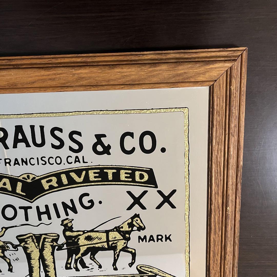 リーバイス パブミラー Levis US ビンテージ ヴィンテージ 70's 鏡