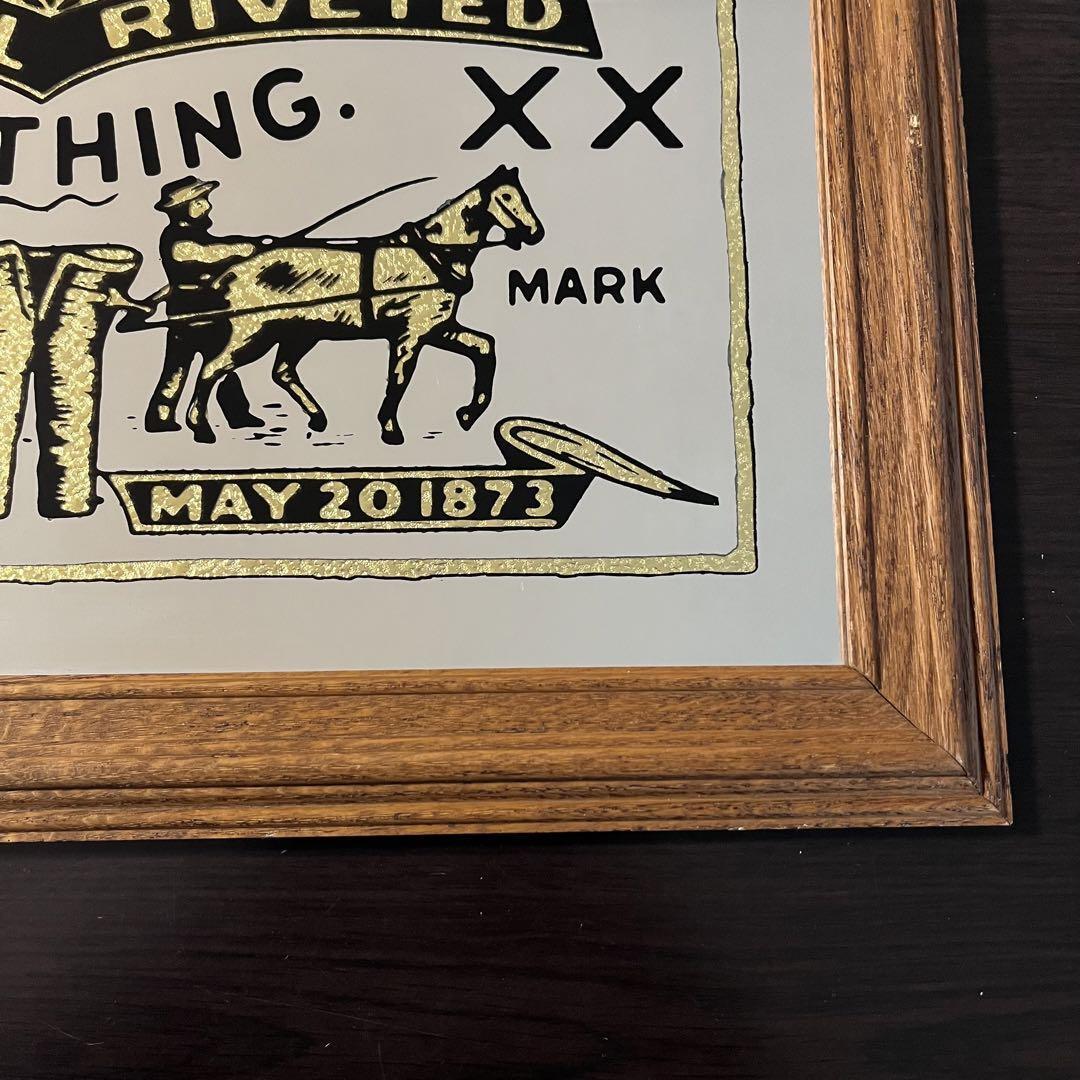 リーバイス パブミラー Levis US ビンテージ ヴィンテージ 70's 鏡