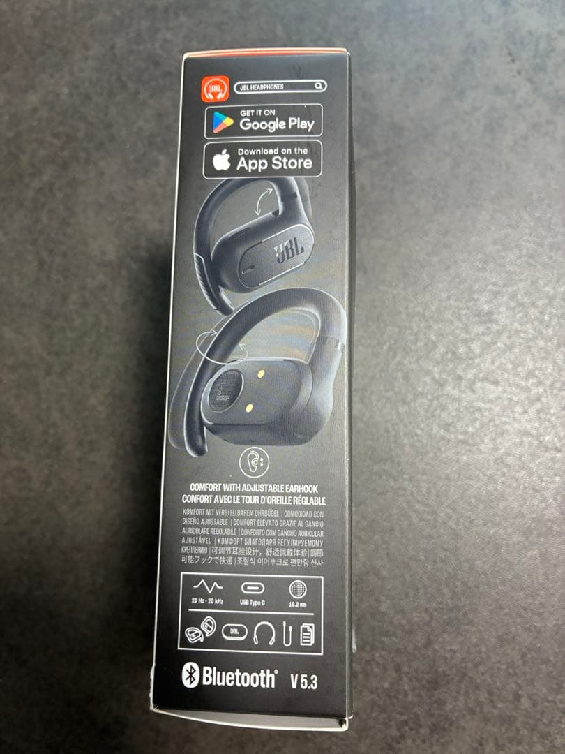 新品未使用　JBL SOUNDGEAR SENSE ブラック ワイヤレスイヤホン