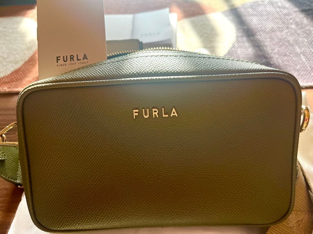FURLA グリーン ショルダーバッグ セット