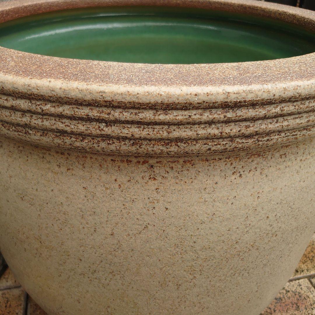 信楽焼　天水鉢　睡蓮鉢　メダカ鉢　　直径56㌢