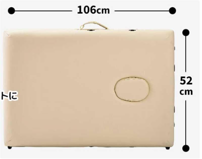 【 プラスサイズ】【グレー】 マッサージベッド 折りたたみ コンパクト 超軽量