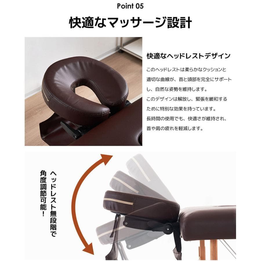 【 プラスサイズ】【グレー】 マッサージベッド 折りたたみ コンパクト 超軽量