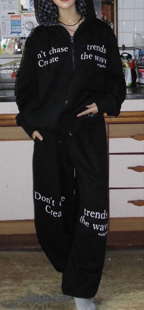 Wudge boy ロゴスウェット セットアップ