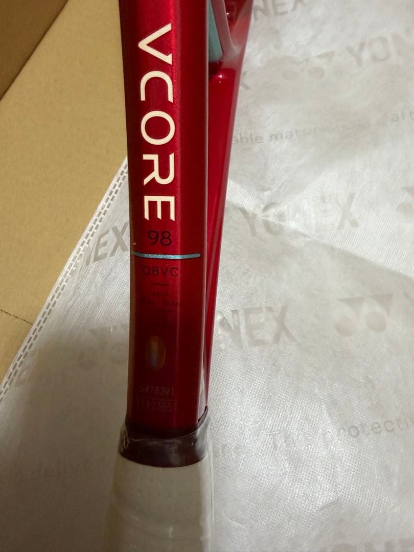 新品未使用　YONEX VCORE Vコア 98 08VC98 グリップサイズ2
