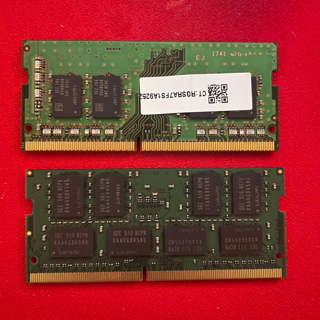 t*z様 8GB×2 DDR4 ノート用 メモリーセット