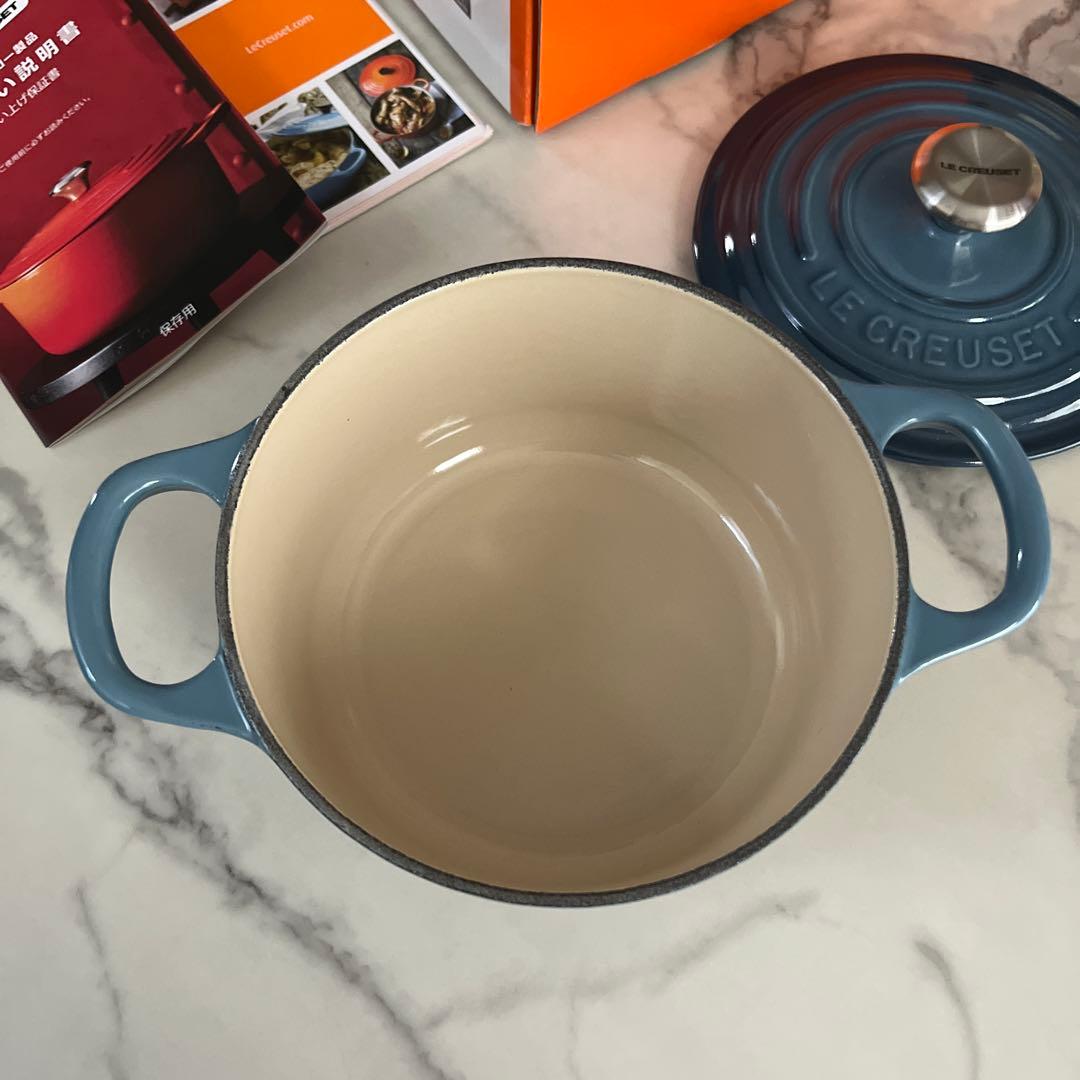 新品未使用 ルクルーゼ ココットロンド14cm