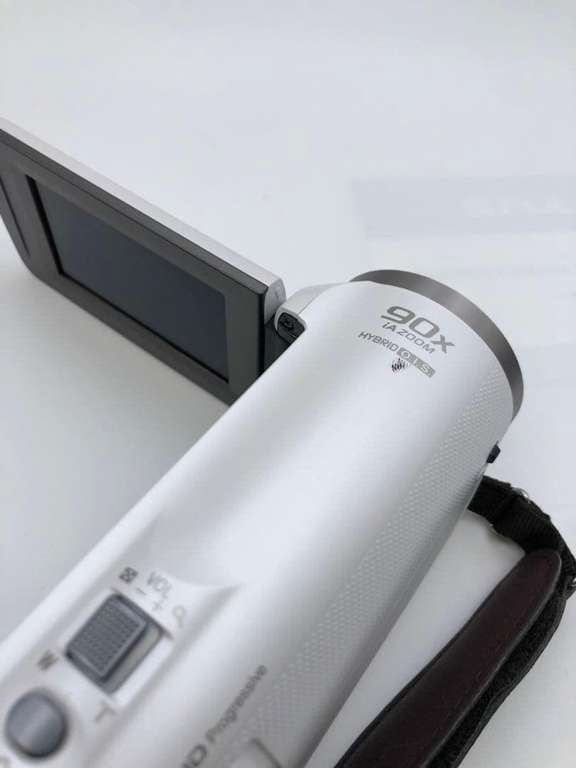 パナソニック HDビデオカメラ V360M 高倍率90倍ズーム ホワイト