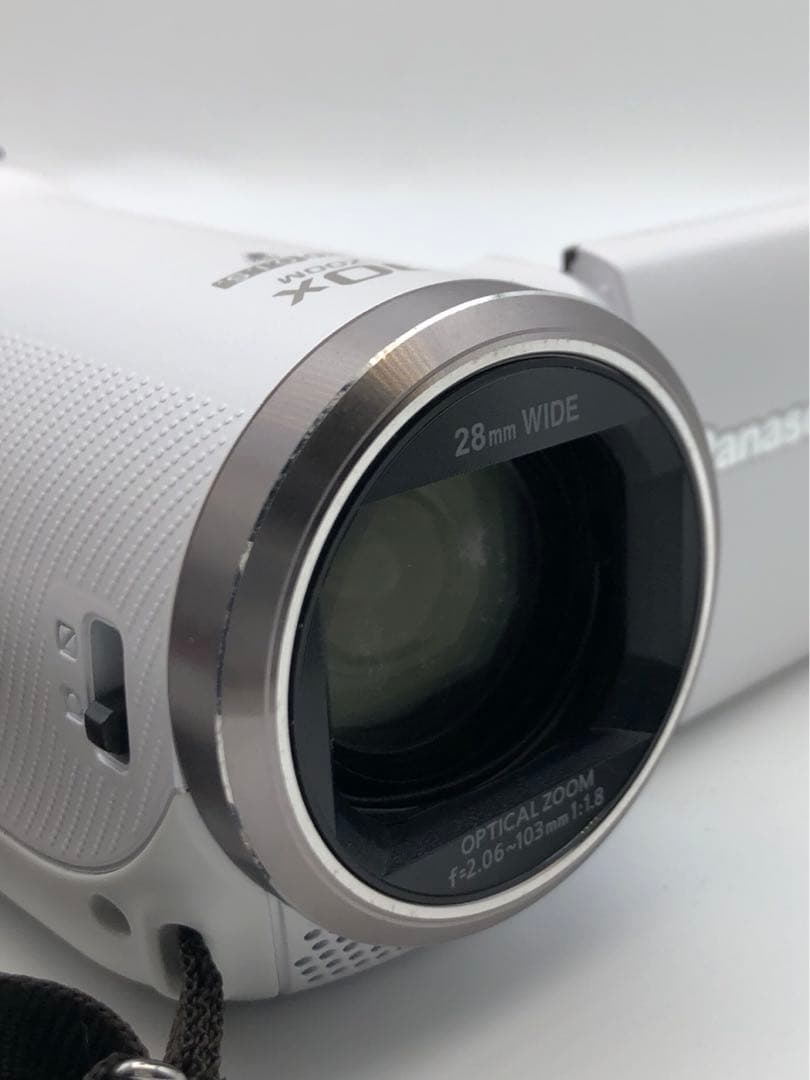 パナソニック HDビデオカメラ V360M 高倍率90倍ズーム ホワイト