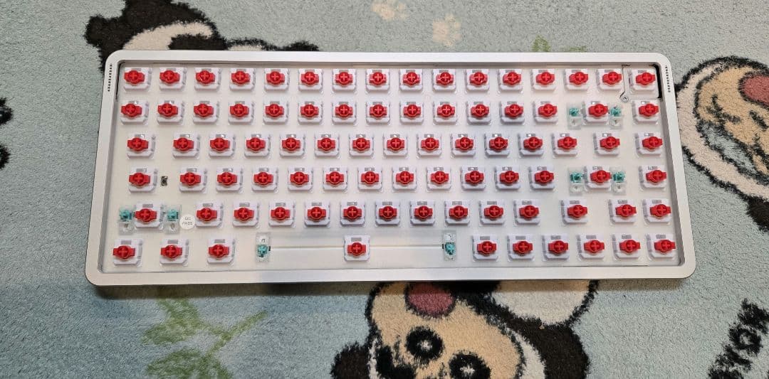 Nuphy Air75 V3 Red nano US配列 + 純正ケース セット