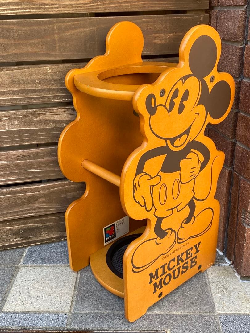 レア♦️木製 ミッキーマウス♦️ヴィンテージ ミッキーが玄関でお出迎え♦️送料込