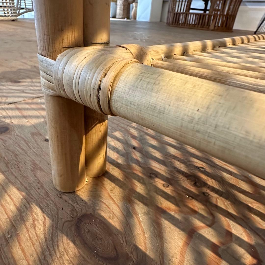 【訳ありバリ島ラタン製センターテーブル 50×100×h44cm通常66,000