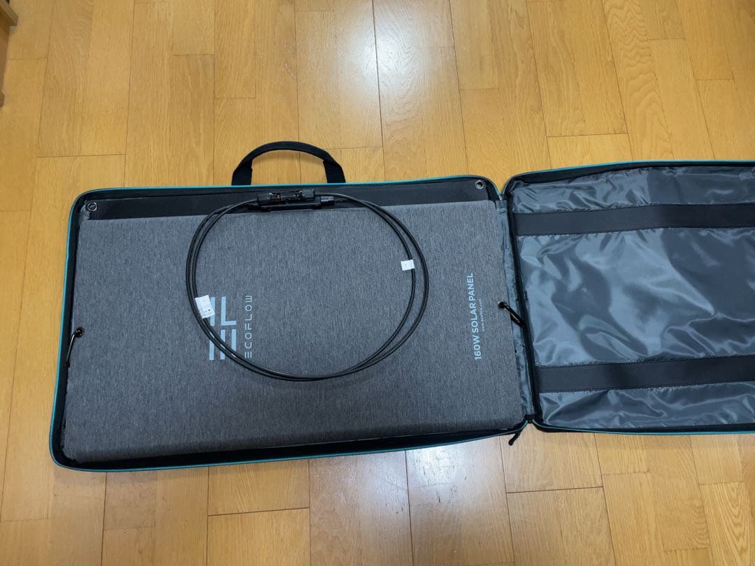 ECOFLOWポータブル160wソーラーパネル& XT60iソーラー充電ケーブル