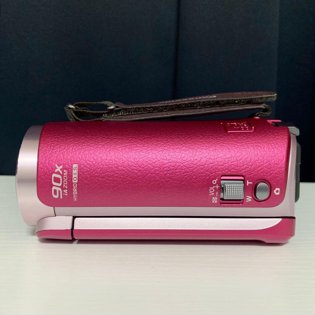 デジタルハイビジョンビデオカメラ ピンク Panasonic HC-W580M