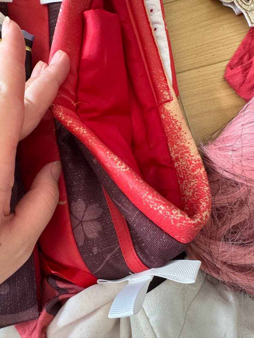 ま*ろ様 七*様 原神 八重神子 コスプレ衣装 ウィッグ付き 武器別売　靴なし一