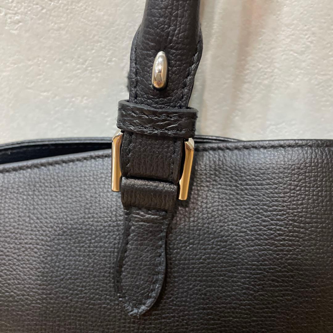 シャンボールセリエ　LILLE BRIFE レザー ブラック